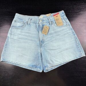 Levi's Women's Sky Blue Jean Shorts